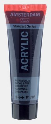 AMSTERDAM STANDARD ACRYLIC 20ML PAYNES GREY