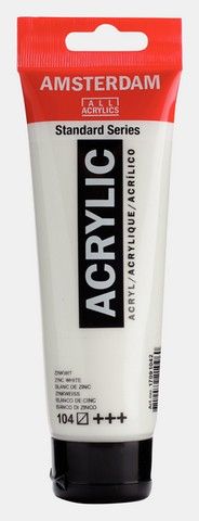 AMSTERDAM ACRYLIC COLOR 120ML ZINC WHITE