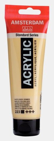 AMSTERDAM ACRYLIC COLOR 120ML NAPLES YELLOW DEEP