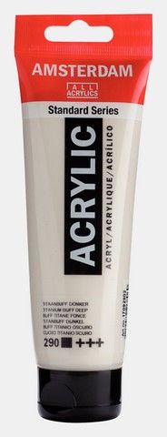 AMSTERDAM ACRYLIC COLOR 120ML TITANIUM BUFF DEEP