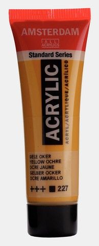 AMSTERDAM STANDARD ACRYLIC 20ML YELLOW OCHRE