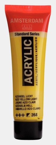 AMSTERDAM STANDARD ACRYLIC 20ML AZO YELLOW LIGHT
