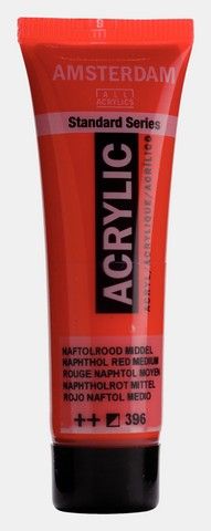 AMSTERDAM STANDARD ACRYLIC 20ML NAPHTHOL RED MEDIUM