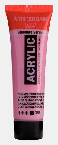 AMSTERDAM STANDARD ACRYLIC 20ML QUINACRIDONE ROSE LIGHT