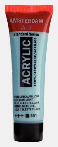 AMSTERDAM STANDARD ACRYLIC 20ML SKY BLUE LIGHT