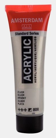 AMSTERDAM STANDARD ACRYLIC 20ML SILVER