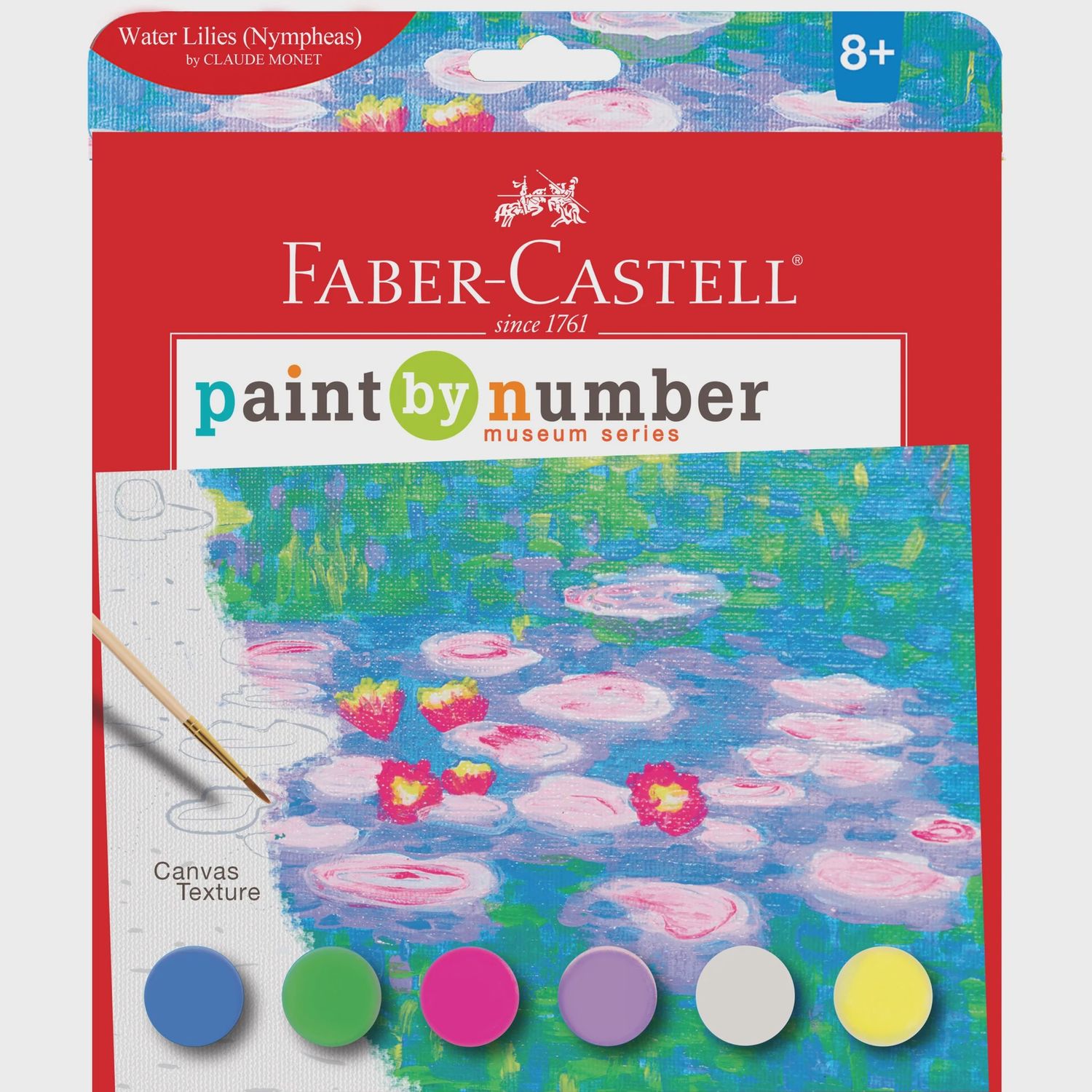 PAINT BY NUMBER WATER LILIES