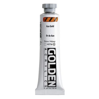 HEAVY BODY ACRYLIC 2OZ AZO GOLD
