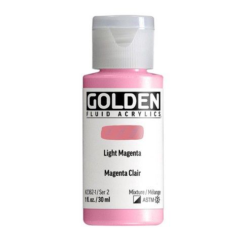 FLUID ACRYLIC 1OZ LIGHT MAGENTA