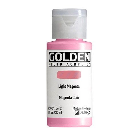 FLUID ACRYLIC 1OZ LIGHT MAGENTA