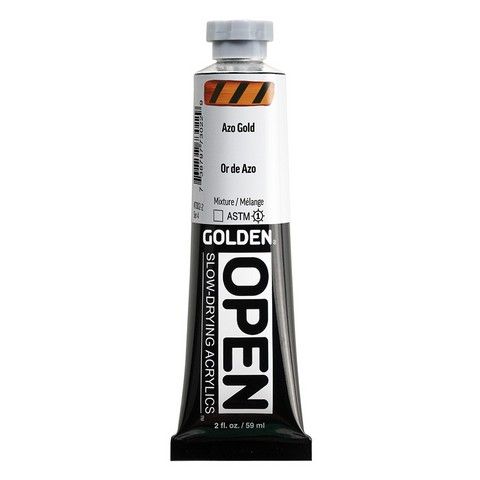 OPEN ACRYLIC 2OZ AZO GOLD