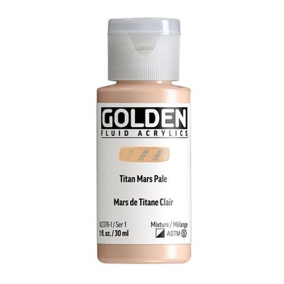 FLUID ACRYLIC 1OZ TITAN MARS PALE