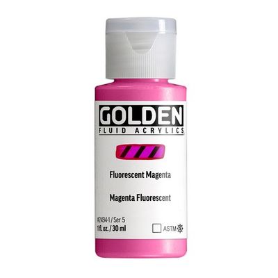 FLUID ACRYLIC 1OZ FLUORESCENT MAGENTA