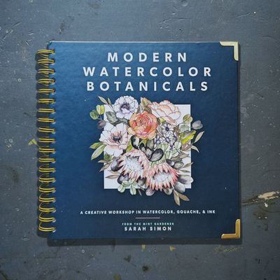 Modern Watercolour Botanicals Hardcover