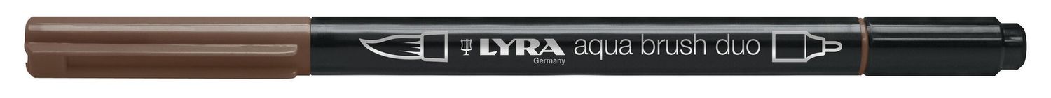 LYRA AQUA BRUSH DUO MARKER VAN DYCK BROWN