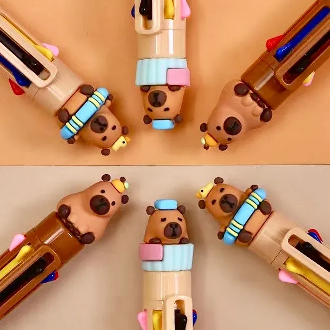 Capybara 8 Colors Ball Pen