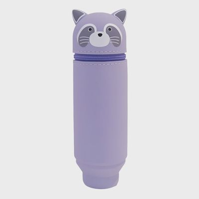 PUNILABO STAND UP PEN CASE PURPLE RACOON