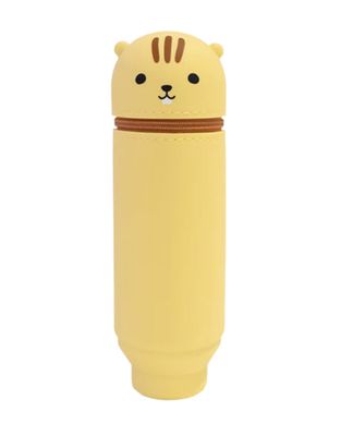 PUNILABO STAND UP PEN CASE YELLOW SQUIRREL