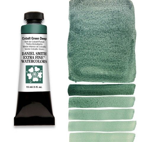 DANIEL SMITH XF WATERCOLOR 15ML COBALT GREEN DEEP