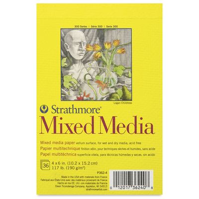 MIXED MEDIA TOP TAPE 117LB 36 SHEETS 4X6