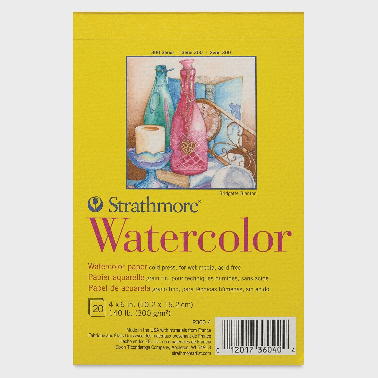 WATERCOLOR COLD PRESS TAPE 140LB 20 SHEETS 4X6