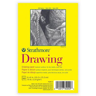 DRAWING MEDIUM SURFACE TAPE TOP 60 SHEETS 70LB 4X6