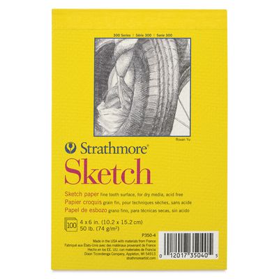 SKETCH TAPE PAD 50LB 100 SHEETS 4X6