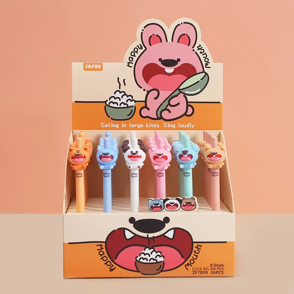 Happy Mouth Animals Gel Pen