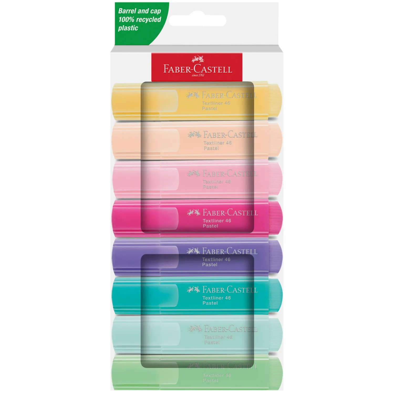 Highlighters, Pastel Colors - Box of 8