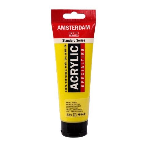 AMSTERDAM ACRYLIC COLOR 120ML METALLIC YELLOW