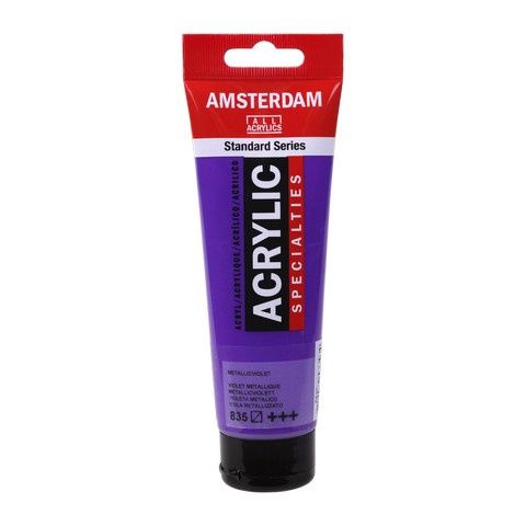 AMSTERDAM ACRYLIC COLOR 120ML METALLIC VIOLET 835