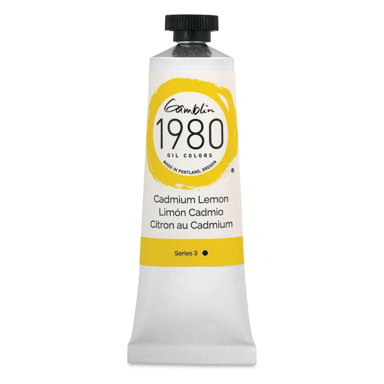 1980 OIL COLOR CADMIUM LEMON 37ML