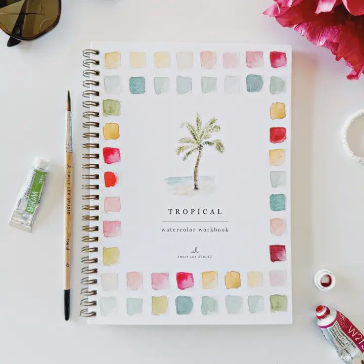 Tropical Watercolor Workbook