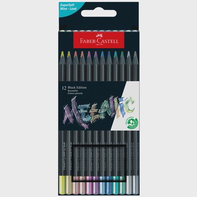 Color Pencils Metallic Black Edition 12ct Box