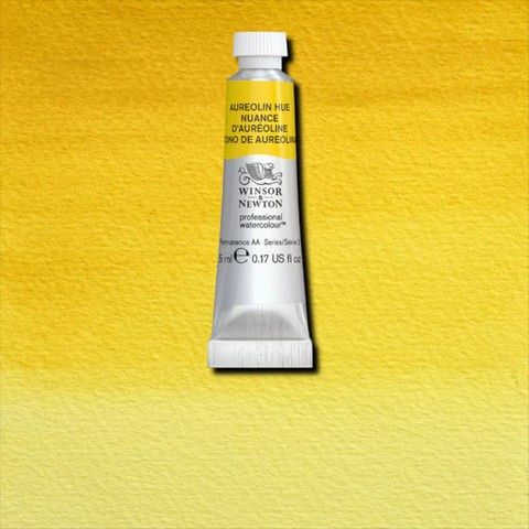PROFESSIONAL WATERCOLOUR TUBE AUREOLIN HUE 5ML