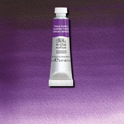 PROFESSIONAL WATERCOLOUR TUBE TYRIAN PURPLE 5ML