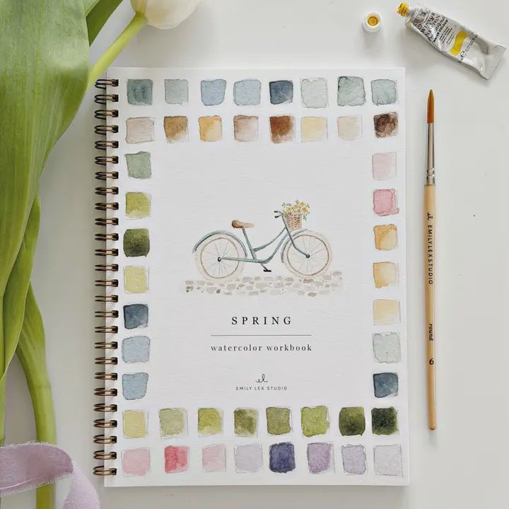 Spring Watercolor Workbook