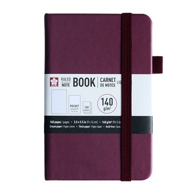 Notebook Ruled Pocket - Mulberry