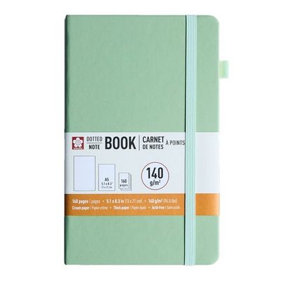Notebook Dotted A5 - Pale Patina