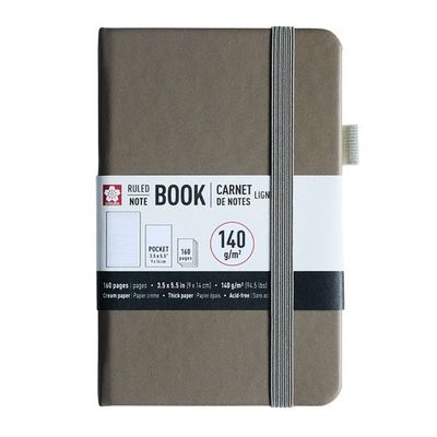 Notebook Ruled Pocket - Cinder