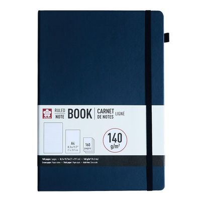 Notebook Ruled A4 - Deep Indigo