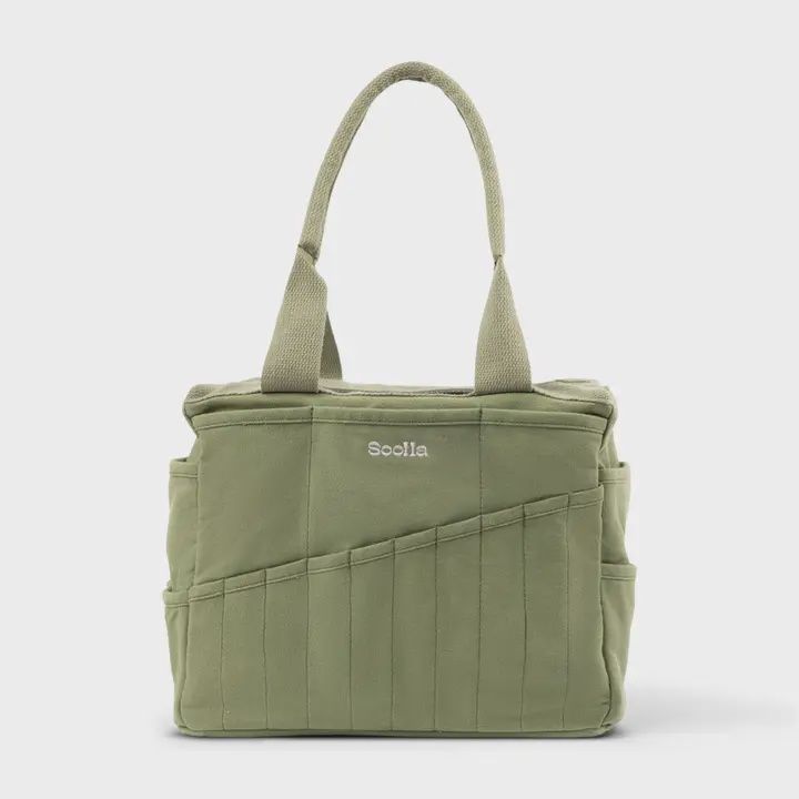 Soolla Studio Artist Bag, Ganja Green, Art Supplies Bag