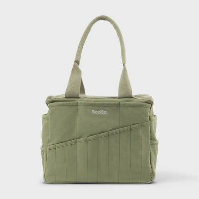 Soolla Studio Artist Bag, Ganja Green, Art Supplies Bag