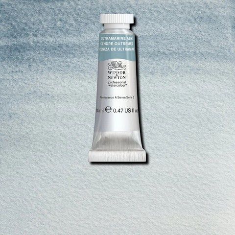 PROFESSIONAL WATERCOLOUR TUBE ULTRAMARINE ASH 14ML