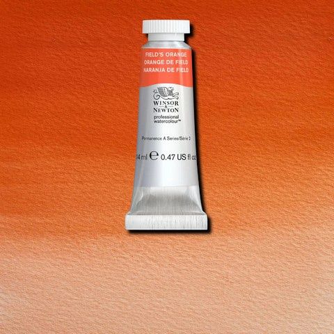 PROFESSIONAL WATERCOLOUR TUBE FIELDS ORANGE 14ML