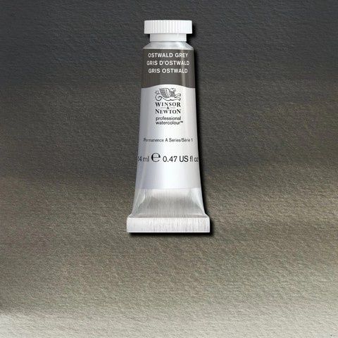 PROFESSIONAL WATERCOLOUR TUBE OSTWALD GREY 14ML