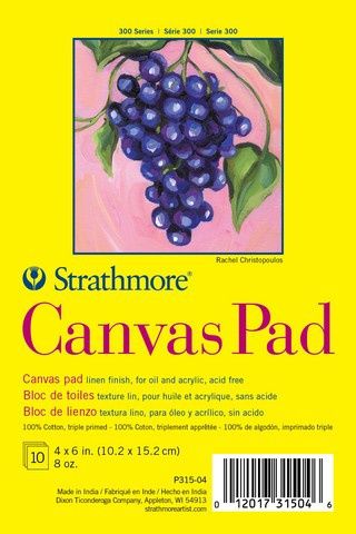 300 SERIES CANVAS PAD 10SH 4X6