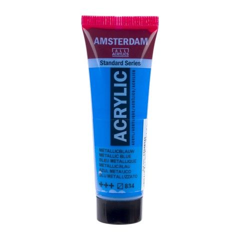 AMSTERDAM STANDARD ACRYLIC 20ML METALLIC BLUE 834