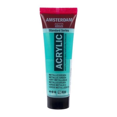 AMSTERDAM STANDARD ACRYLIC 20ML METALLIC GREEN 836