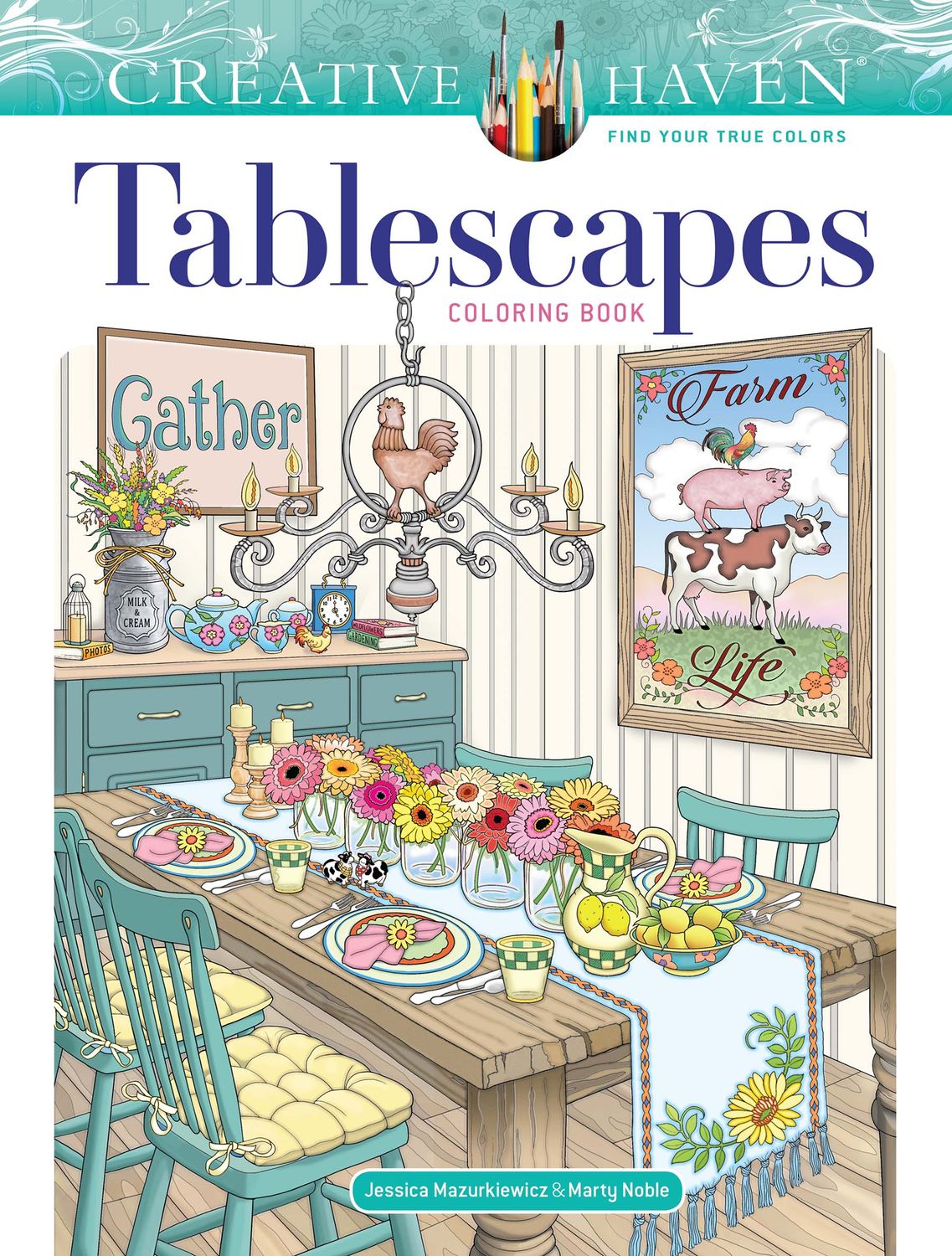 Creative Haven Tablescapes Coloring Book